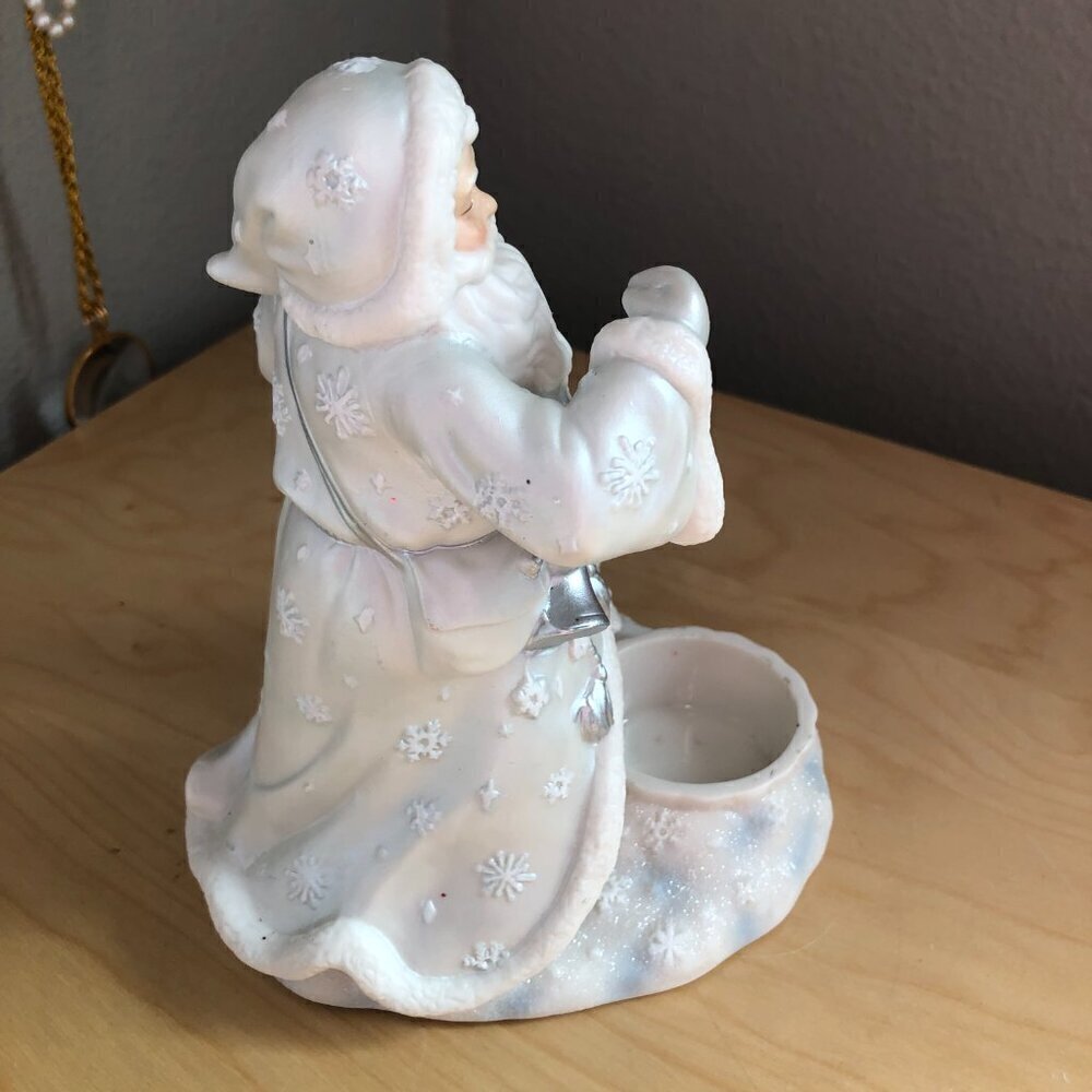 PartyLite Spirit of the Season Santa Tea Light Candle Holder Christmas - NEW - Picture 4 of 7